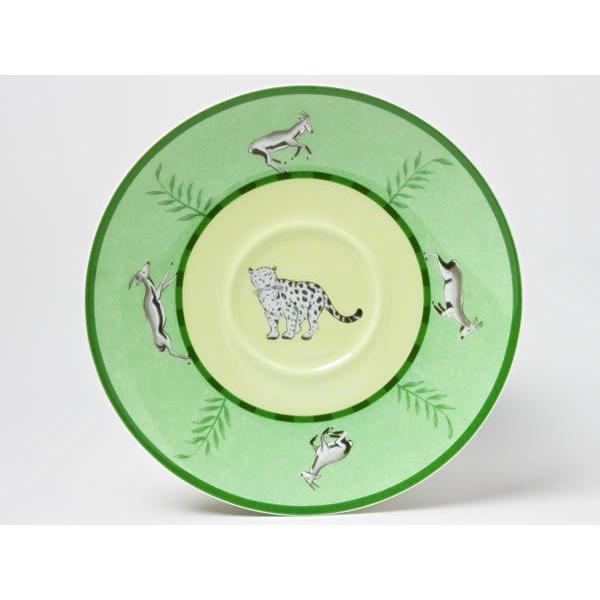 送料無料】エルメス/HERMES アフリカ グリーン ティーカップ＆ソーサー