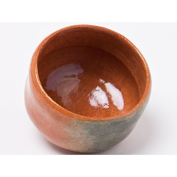 【個展作品】本間焼 池田退輔 黒茶碗 赤茶碗 セット 山形 楽焼 本間焼 池田退輔 造 赤楽 茶碗
