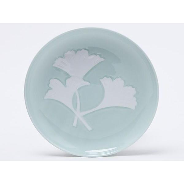 人間国宝　井上萬二　青白磁彫文鉢　共箱　R1491ダK2 人間国宝 井上萬二 青白磁彫文鉢 共箱 R1491ダK2 人間国宝 井上萬二 青