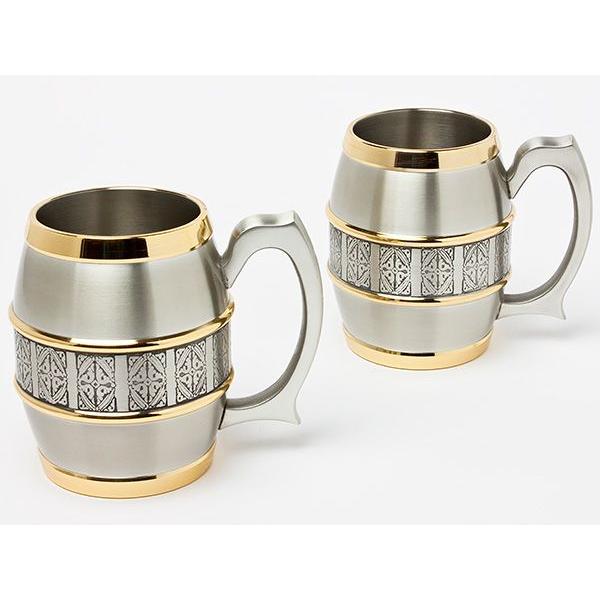 【送料無料】ペナンピューターシリーズ ビアマグカップ 2個セット penang-01/お茶のふじい・藤井茶舗の画像