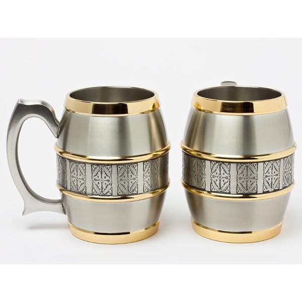 【送料無料】ペナンピューターシリーズ ビアマグカップ 2個セット penang-01/お茶のふじい・藤井茶舗の画像