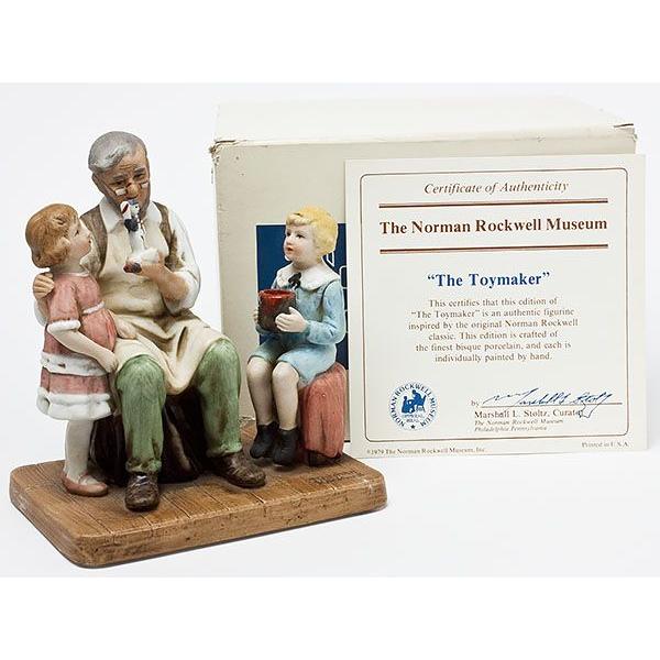 ノーマンロックウェル 陶器人形 Toy Maker Rockwell 01 お茶のふじい 藤井茶舗 返品交換不可