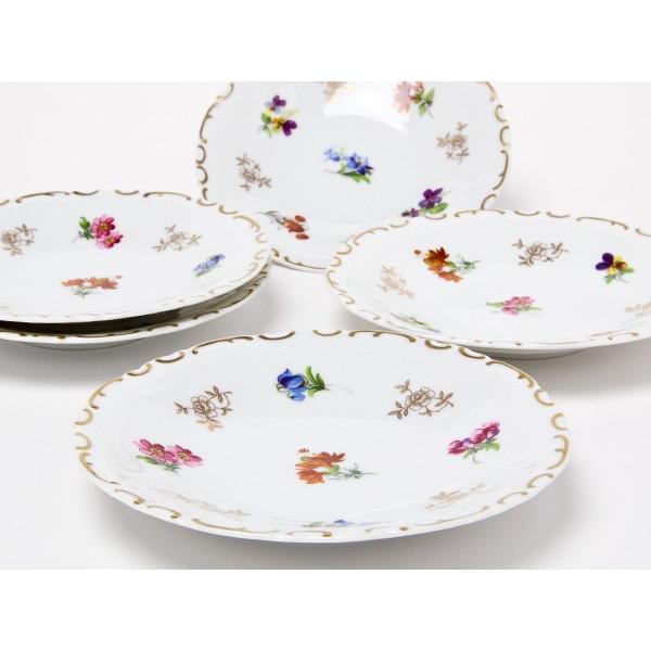 【送料無料】ライヒェンバッハ チューリンゲン 陶磁器 小皿5枚セット thuringian-08/お茶のふじい・藤井茶舗の画像