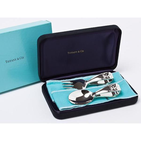 【送料無料】ティファニー　シルバー　ベビースプーン＆フォーク　ti-spoon-25/お茶のふじい・藤井茶舗