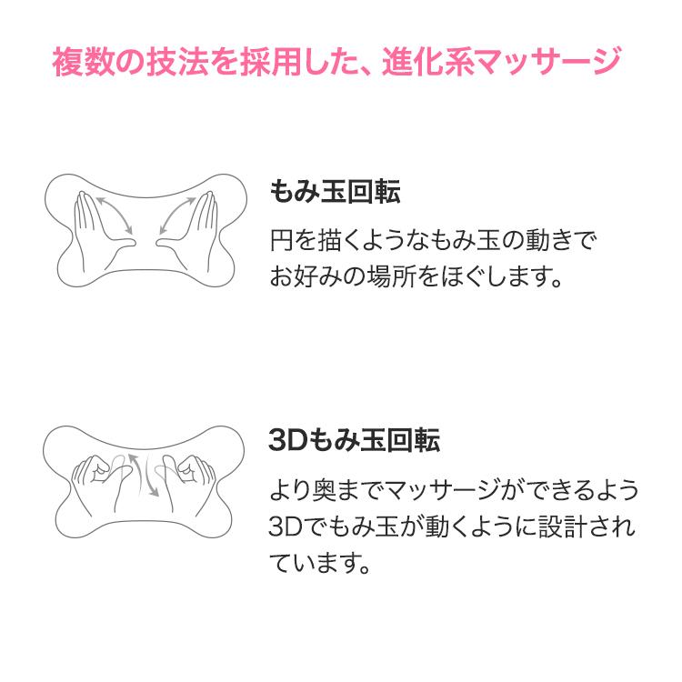 【公式店／1年保証付】フジ医療器 SYNCA マッサージクッション i-PUFFY　MC161 マッサージ器 マッサージ機 首 肩 腰 脚 小型 軽量 コンパクト シンカ | SYNCA | 11