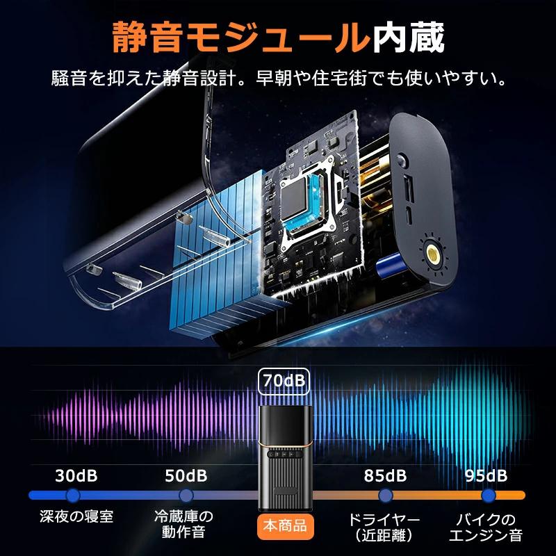 クーポンで3,280円」電動空気入れ 電動コンプレッサー エア