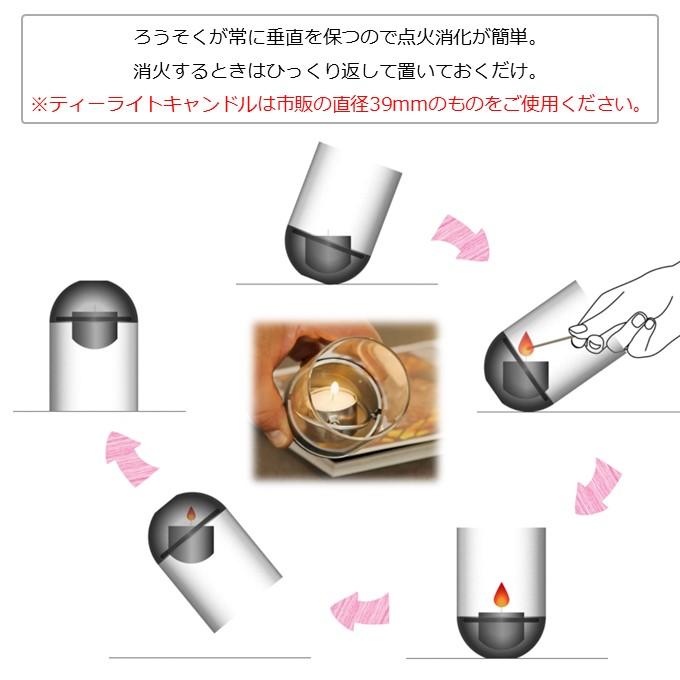 グラビティキャンドル キャンドルホルダー ろうそく台 卓上キャンドル