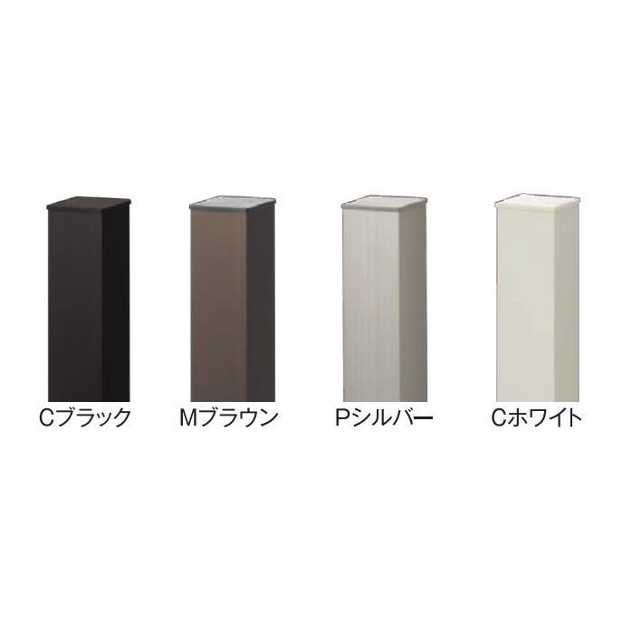 E木目調樹脂フェンス セットプラン2 地中埋め込み用 連結バー材施工　幅６ｍ高さ１.８ｍ_3
