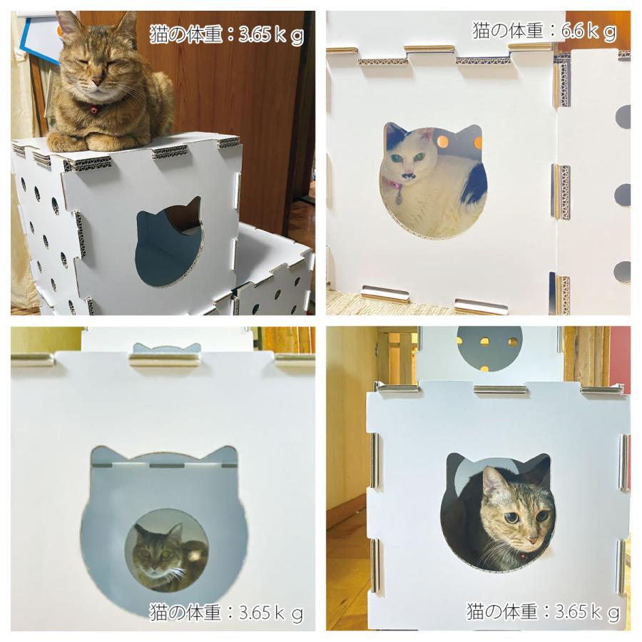 Fk 019 ブロックキューブハウス 猫 キャットタワー ダンボール おしゃれ かわいい 送料無料 組合せ自由 ねこ ペット 段ボール Fk フジカ 通販 Yahoo ショッピング