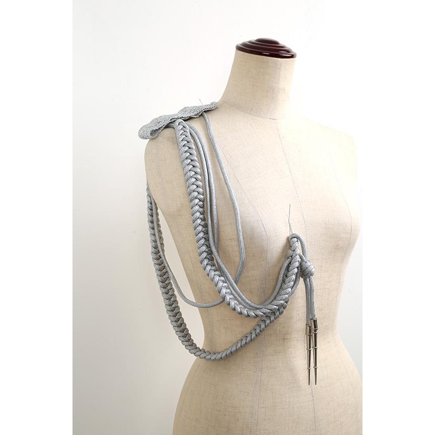 ロイヤルロープ 全2色 飾緒 肩章 ロープ 縄 編み込み 軍服 兵隊 ミリタリー 衣装 装飾 仮装 悪魔 魔女 ドラキュラ モンスター シンデレラ アリス アラジン Fi6451 特殊生地 衣装生地のフジカケ 通販 Yahoo ショッピング