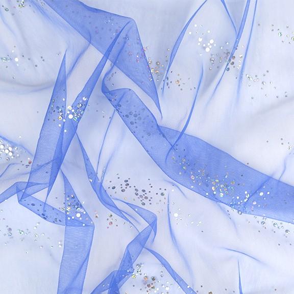 フレッシュシールスパン 16 青 スパンコール ラメ シール 薄手 透け チュール 生地 布 布地 装飾 衣装 仮装 コスプレ ドレス ダンス イベント Fm2748 16 特殊生地 衣装生地のフジカケ 通販 Yahoo ショッピング