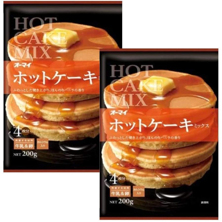オーマイ ホットケーキミックス 0g 2袋 お手軽セット Fujikikモール 通販 Yahoo ショッピング
