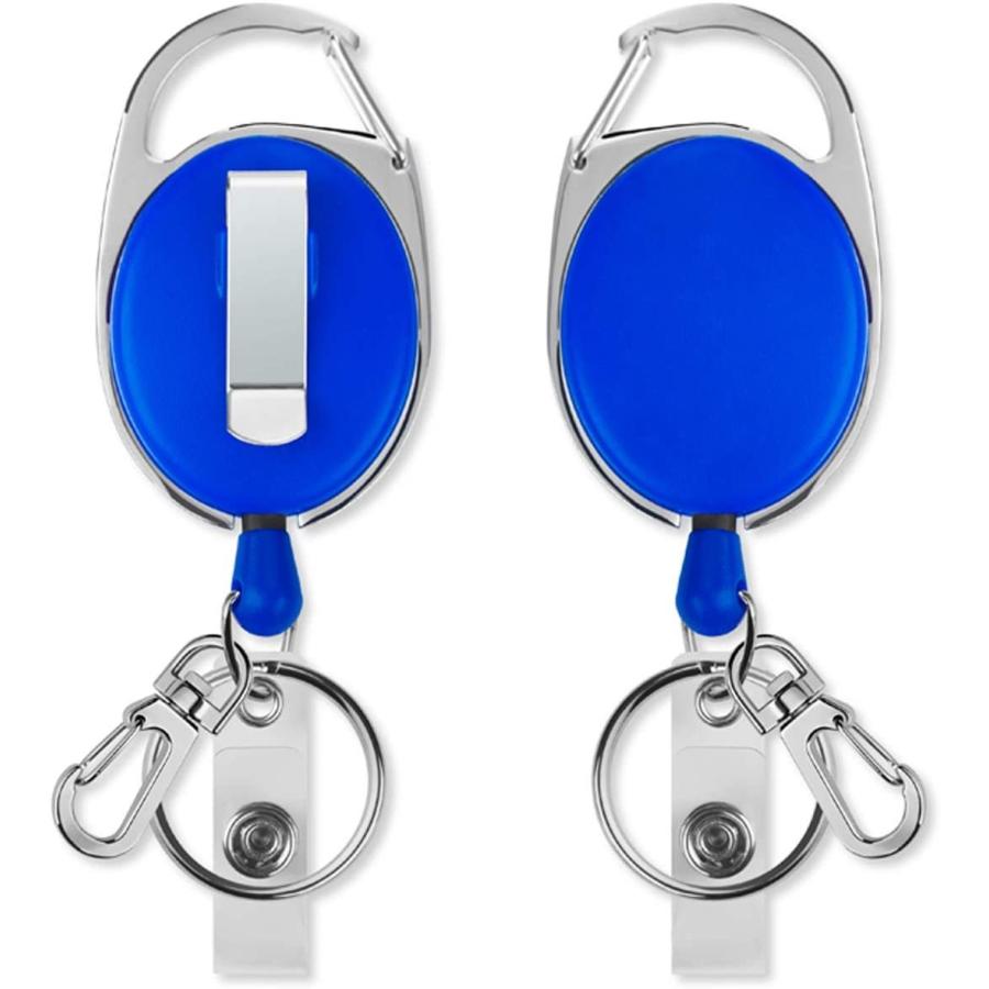 ネックストラップ リール 吊り下げ名札用リール キーホルダー 伸びるストラップ リコイルリング カラビナ クリップ付き 定期入れ パスケース Fujikikモール 通販 Yahoo ショッピング