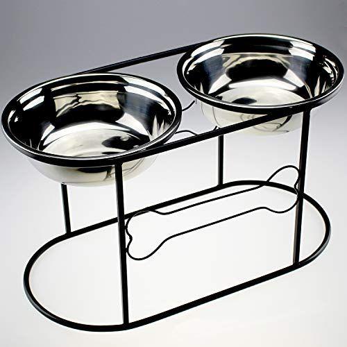 超歓迎 M Tivance 大型犬 フードボウル スタンド 高さ約30cm ブラック 大型犬フードボウルスタンド 全国宅配無料 Zoetalentsolutions Com