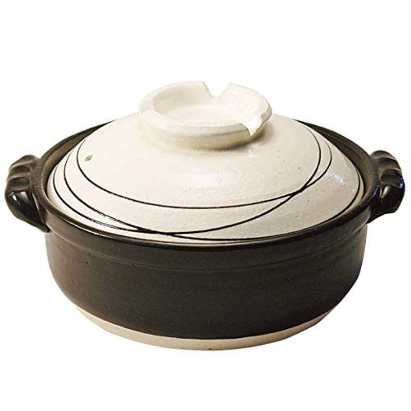 大人女性の 1 4l 茶 M4072 7号 Ih土鍋 白らせん マルヨシ陶器 土鍋 M4071 7号 おしゃれ Ih対応 土鍋 Safecity uiginfo Com