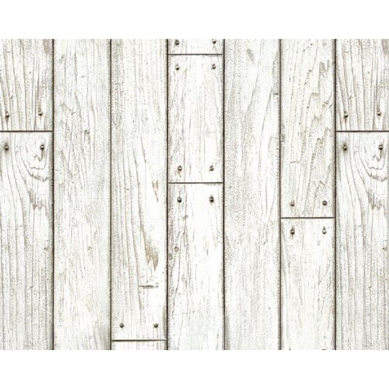 貼ってはがせる 壁紙シール Petapa 賃貸ok 木目 白 ビンテージ 賃貸ok 50