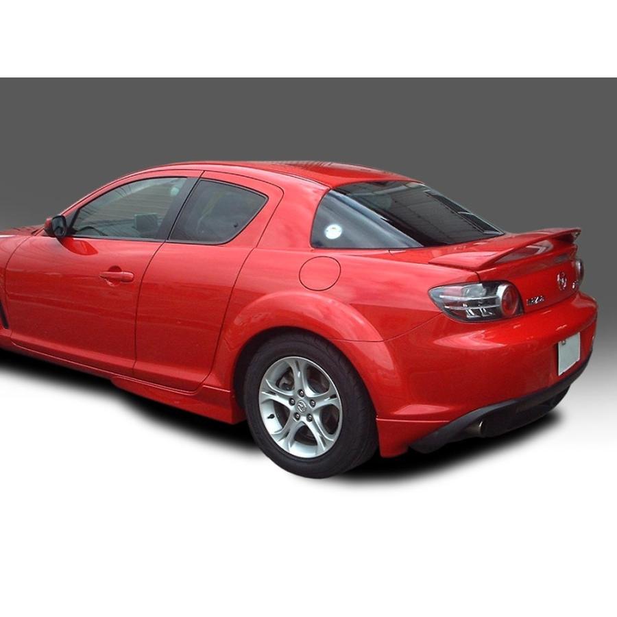 RX-8 SE3P サイドディフレクター + リアディフューザー リアウイング 3 