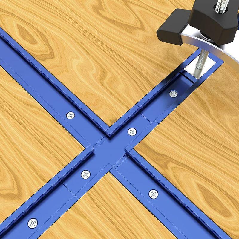 国内正規総代理店アイテム 大工ツール アルミ合金製 30mm標準規格 マイタースロット マイタートラック 2個 テーブルソー用 12mm ブルー ネジなし 青 その他電動工具 Pathwaysfl Org