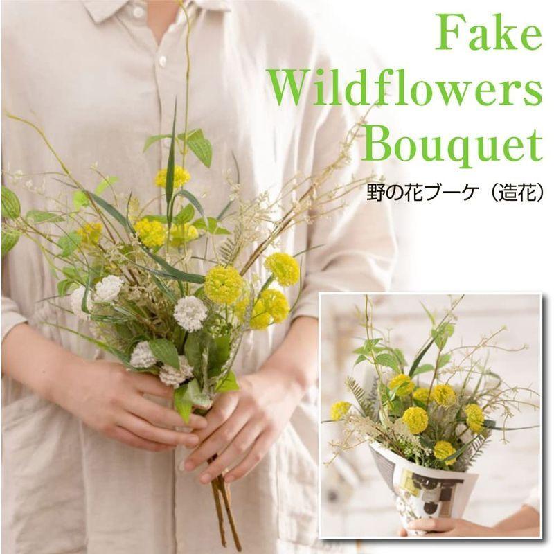 Kugusa 野の花 小花 造花 フェイク ナチュラル グリーン インテリア 花束 スワッグ 自然 野の花ブーケ3本mix Fujikiモール 通販 Yahoo ショッピング