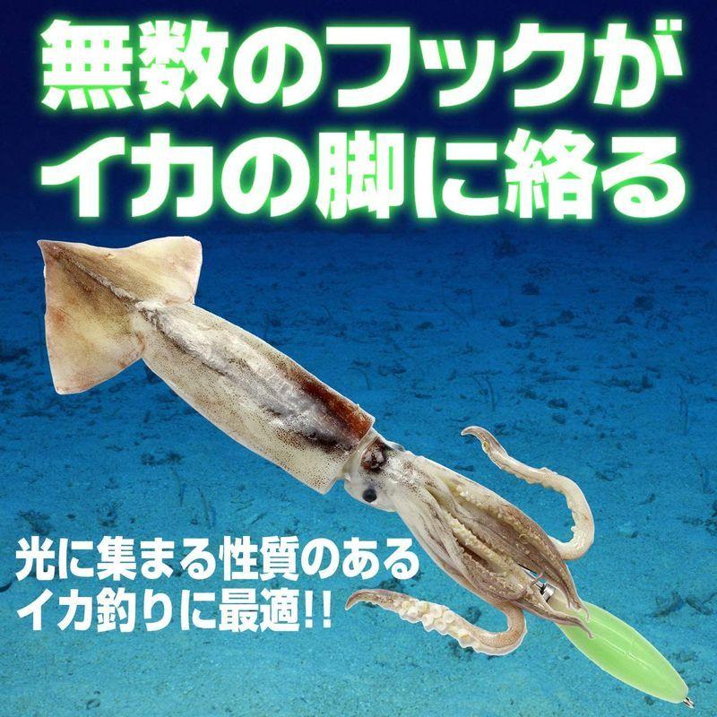 Hamilo 夜光スッテ イカフック ルアー 疑似餌 烏賊釣り ヤリイカ ケンサキイカ スルメイカ 本セット こそあど雑貨 通販 Yahoo ショッピング