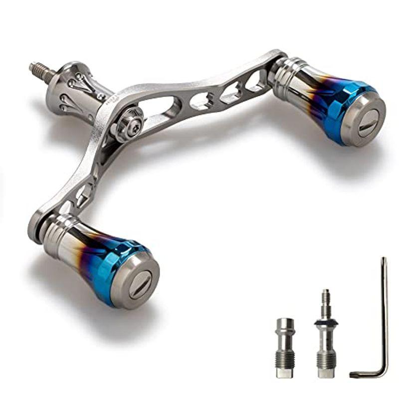 Heighten 95mm リール ハンドル 8色 シマノ ダイワ 通用 スピニングリール用 70航空アルミ製 Aurora Series お得