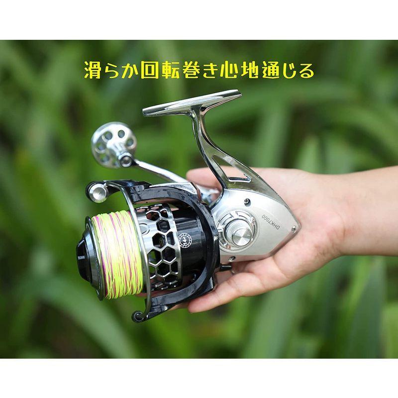 ZJIANCスピニングリール5000番 ライトショアジギング ショアジギング ...
