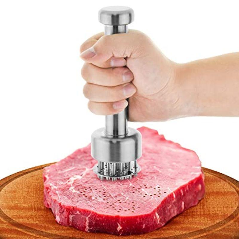 ミートテンダライザー 肉筋切り器 ステンレス鋼 肉たたき 手動ステーキハンマー とんかつ キッチン用品 くなる調味料が染み込み料理用(20c :20220413031430-00119:こそあど雑貨 - 通販 - Yahoo!ショッピング ミートテンダライザー 肉筋切り器 ステンレス鋼 肉たたき 手動ステーキハンマー とんかつ キッチン用品 くなる調味料が染み込み料理用(20c :20220413031430-00119:こそあど雑貨 - 通販 - Yahoo!ショッピング
