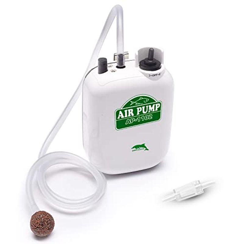 Qishuo ポータブル 乾電池式 釣り エアーポンプ ブクブク ポンプ 生かしブクブク 釣り酸素ポンプ エビ活かし 生き餌 バッカン 憧れ