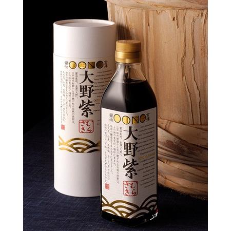 伝統製法醤油 大野紫 300ml 特製紙筒入り｜fujikin-shoyu｜01