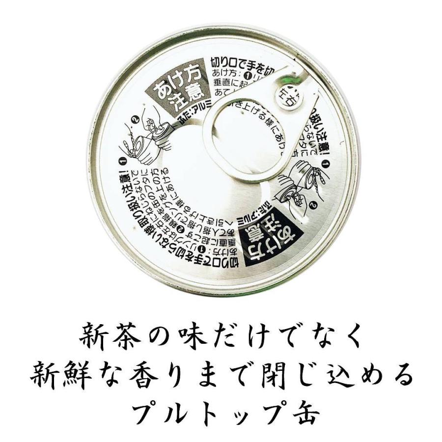 特上特蒸やぶきた茶 100g缶 真空缶詰茶シリーズ 2023年産 静岡茶 掛川茶 深蒸し茶 ギフト包装無料｜fujikubotaen｜05