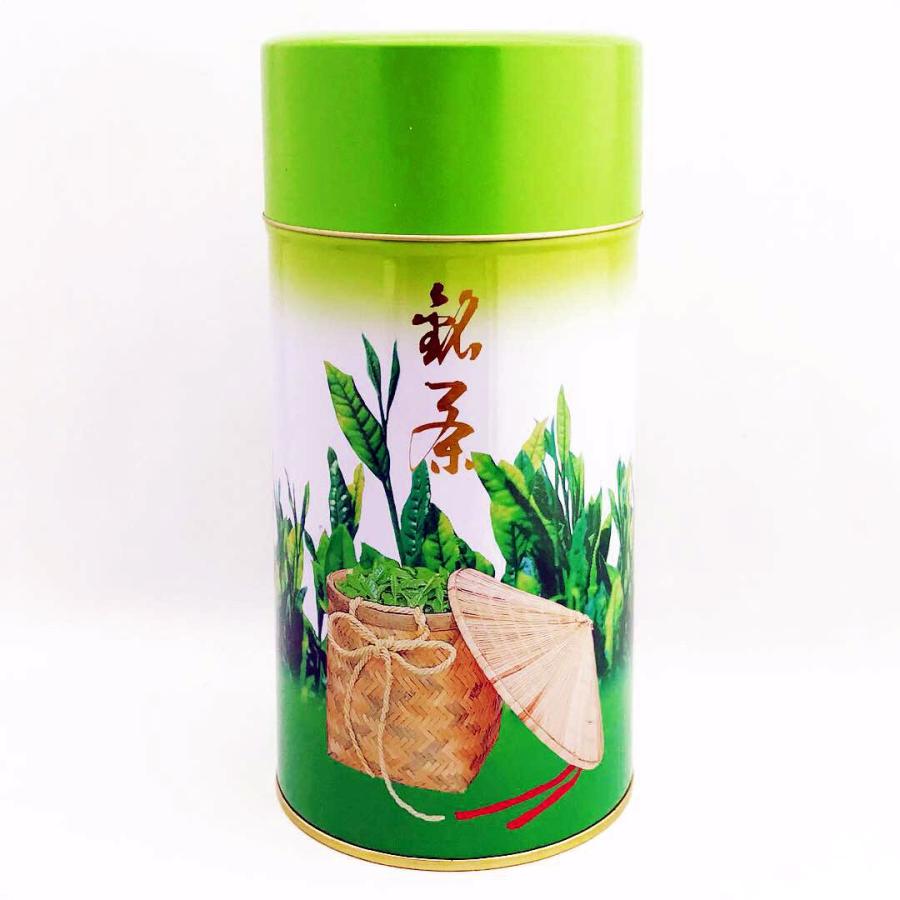 大容量 500g缶 茶缶 茶筒 銘茶カゴ缶 中蓋付き 大サイズ 保存缶 茶葉