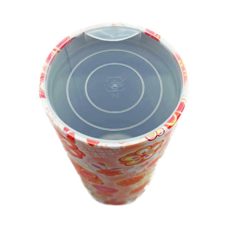 茶缶 はなおもい 赤緑 200g缶 中蓋付き 和の茶筒 茶筒 保存缶｜fujikubotaen｜07