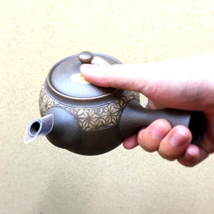 急須 常滑焼 390ml 光風 三島模様 帯アミ急須 国産 : 富士銘茶くぼた園