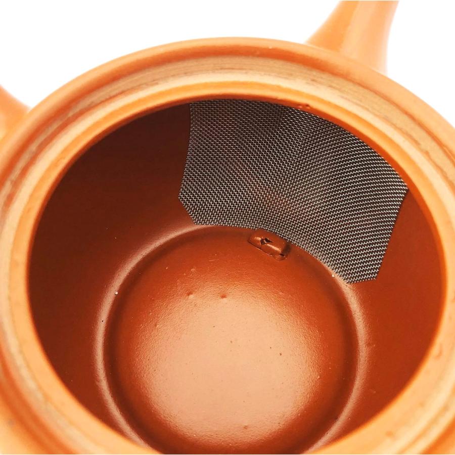 急須　茶器　朱泥 Amazon｜常滑焼 朱泥二口急須 (和食器 ポ ット 茶器 朱泥 常滑焼