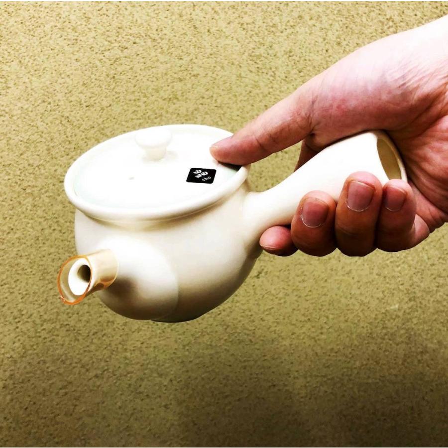 急須 常滑焼 ぐー茶急須 ブルー でるアミ急須 500ml 茶器 陶器 国産