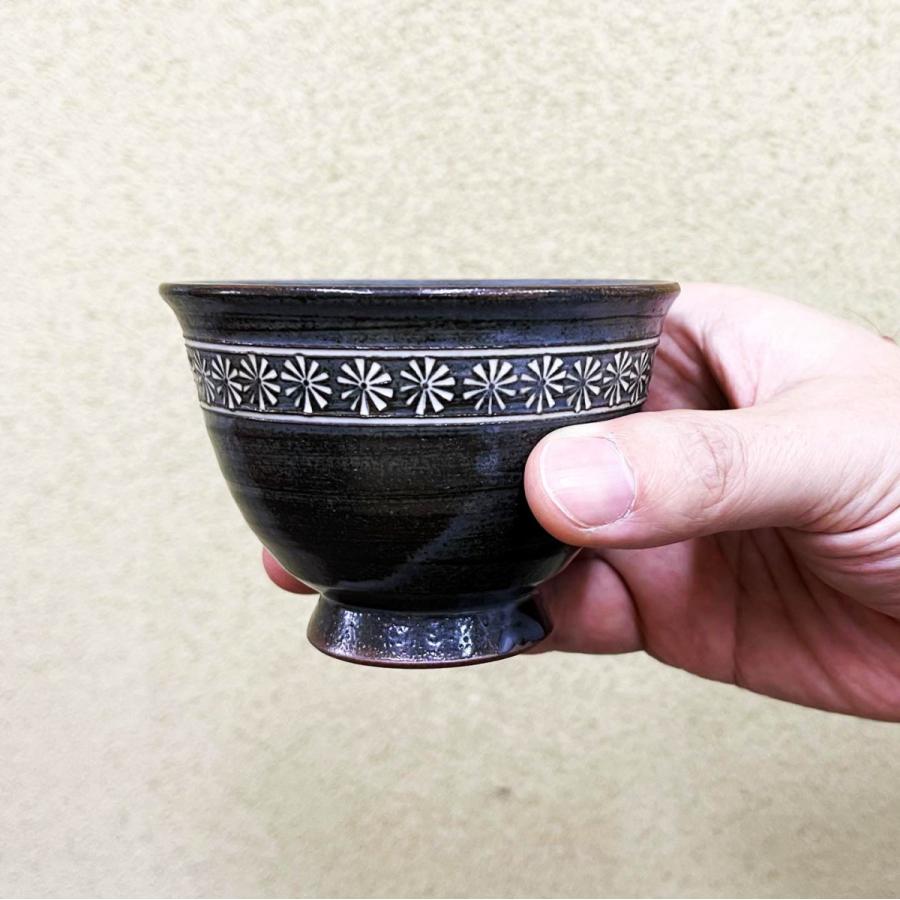 湯呑茶碗 常滑焼 160ml 常滑作家 勝旨作 湯飲み 国産 五客揃えの 湯呑茶碗 常滑焼 160ml 常滑作家 勝旨作 湯飲み 国産 五客揃えの