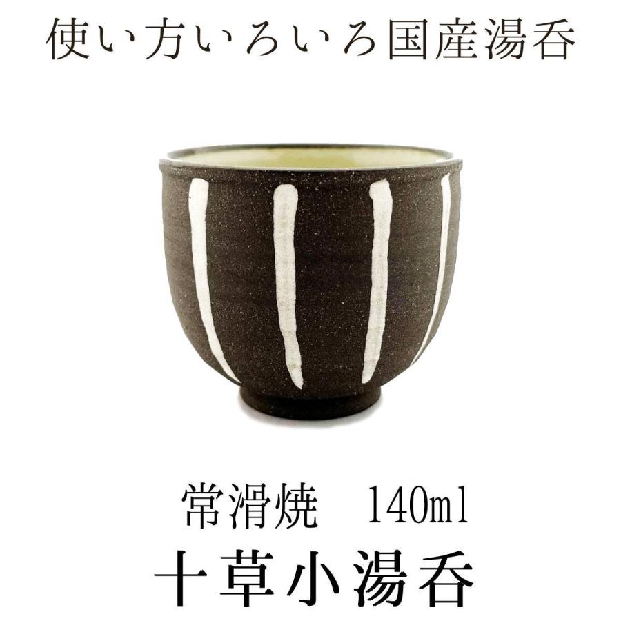 常滑焼 小湯呑 ペア湯飲み 十草 140ml お買い得2個セット 湯飲み 国産｜fujikubotaen｜02