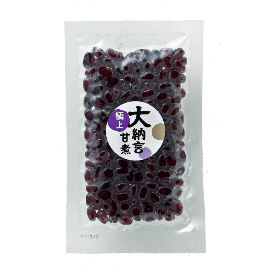 大納言甘煮 110g かのこ ぬれ甘納豆 小豆 煮豆 やさしい甘味 賞味期限