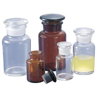 広口試薬瓶（茶色）２５０ｍｌ - 研究、開発用