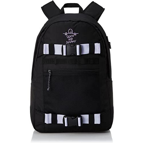 [スラッシャー] リュック 28L (撥水加工ファブリック) [THR-239/Backpack] A4収納 BKLP_ブラックライトパープル