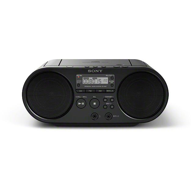 SONY（ソニー） SONY CDラジオ ZS-S40 ブラック ラジオ局をお気に入り