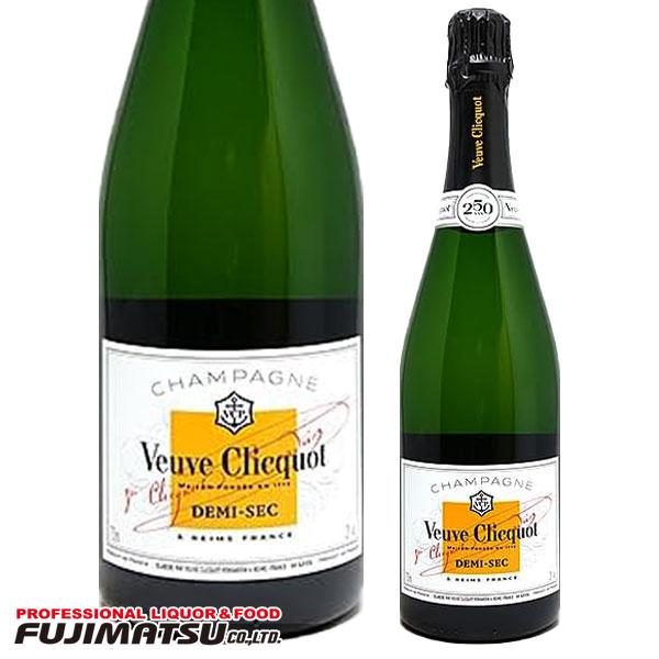 ヴーヴクリコ ホワイトラベル ドゥミ セック 750ml Veuve Clicquot