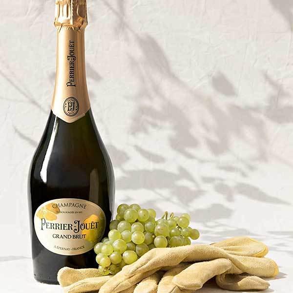 ペリエジュエグランブリュット　エコロジカルボックス　750ミリ　新品　2本セット ペリエ ジュエ グラン ブリュット グラス2脚セット エコロジカル