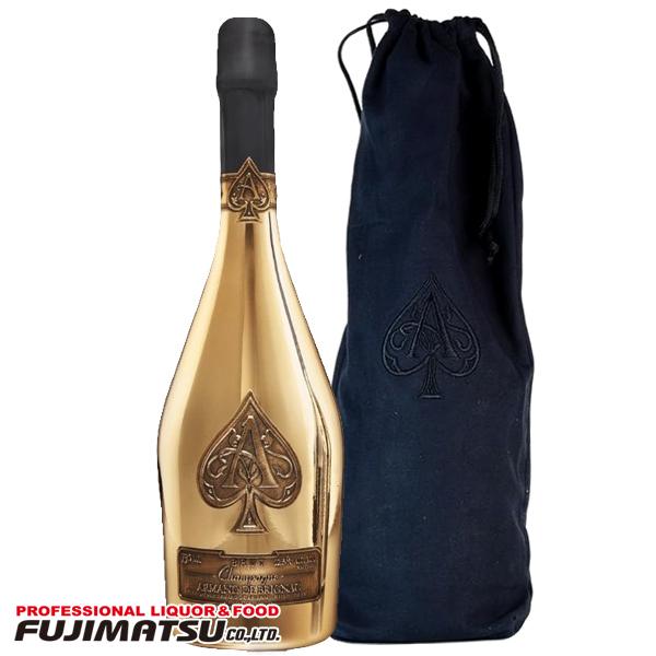 アルマン ド ブリニャック ゴールド (ベルベットバッグ付) 750ml 正規