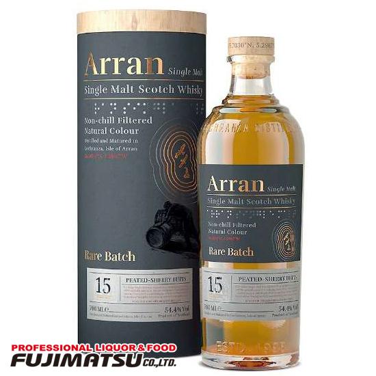 【日本限定】Arranアラン15年 レアバッチ ピーテッドシェリー 54.4% 決算セール特価】【限定品】アラン レアバッチ 15 年 ピーテッド