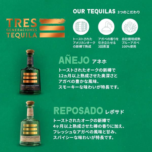 テキーラ トレスジェネレーション アネホ 750ml サントリー お歳暮