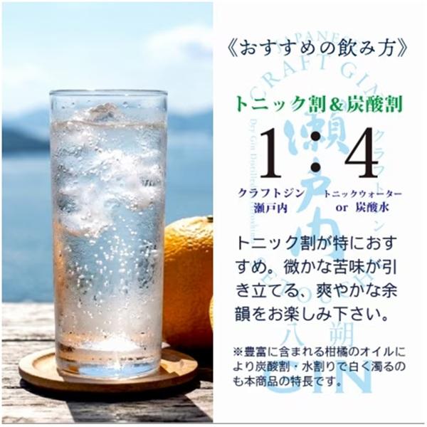 2026年6月1日新発売】三宅本店 クラフトジン瀬戸内 八朔(はっさく
