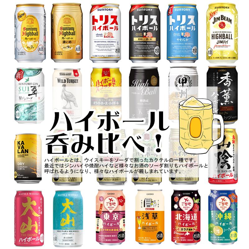 ハイボール 飲み比べ 24本アソートセット【缶 チューハイ ギフトセット