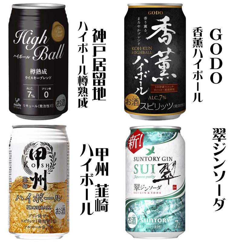 ハイボール 飲み比べ 24本アソートセット【缶 チューハイ ギフトセット