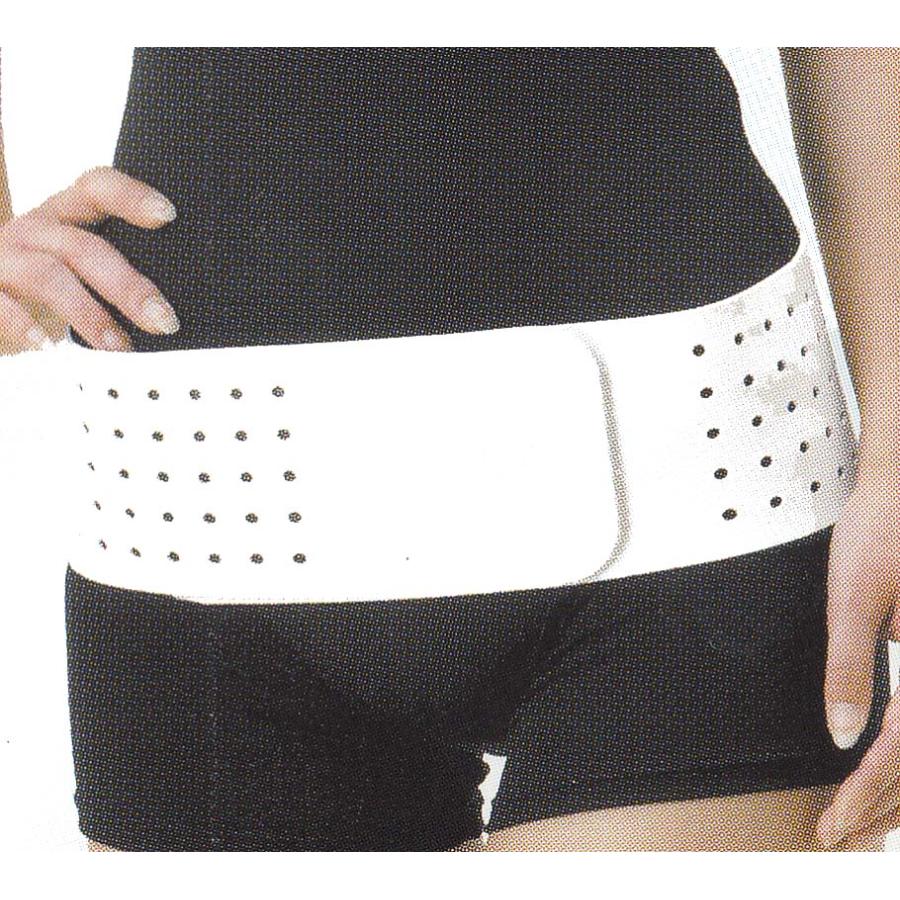 骨盤ベルト カラー ゴムバンド (ホワイト) 10cm巾 ギックリ腰 急性腰痛